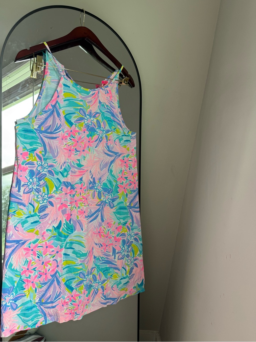 Lilly Pulitzer Margot Dress Multi It Was All a Dream Floral Swing Tassel Medium
